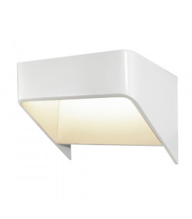 Louvre Integrated Led Wall Light White