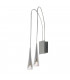 2 Light Wall Light Satin Nickel