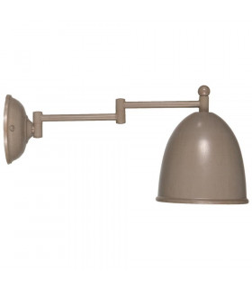 Pharmacy Dome Wall Light Pale Taupe