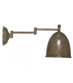 Pharmacy Dome Wall Light Rust
