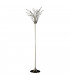 Quaffle Floor Lamp Satin Nickel
