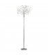 Bead Floor Lamp Satin Nickel