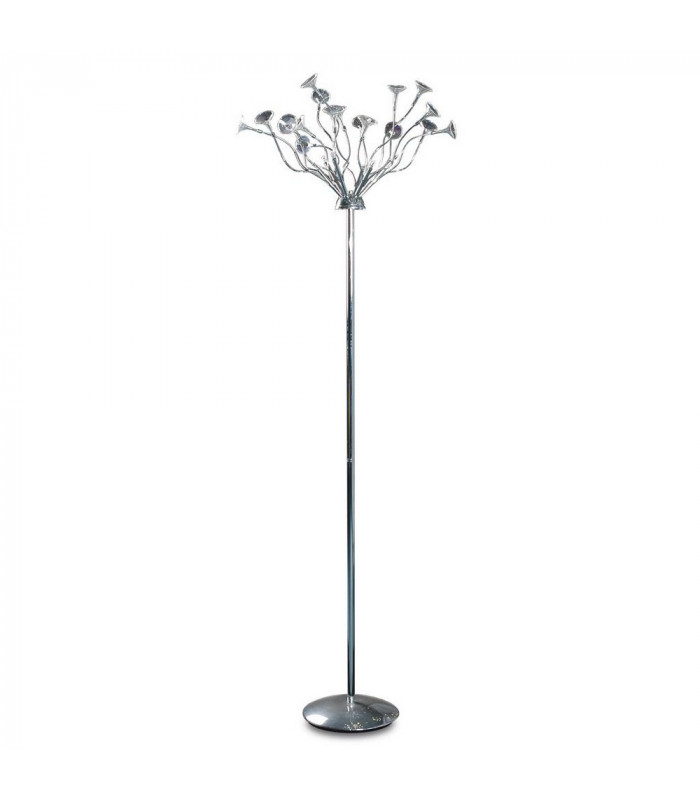 Minisounds Multi Arm Floor Lamp Chrome