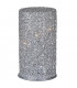 Wire Cylindrical Table Lamp Aluminum