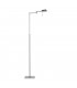 Mayfair Task Floor Lamp Satin Nickel