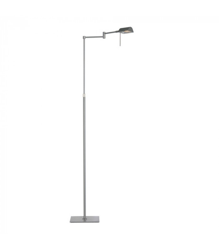 Mayfair Task Floor Lamp Satin Nickel
