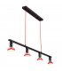 Parrot Straight Bar Pendant Ceiling Light Black