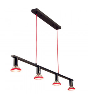 Parrot Straight Bar Pendant Ceiling Light Black