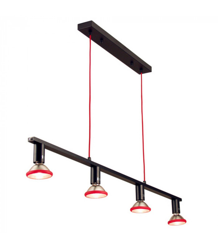 Parrot Straight Bar Pendant Ceiling Light Black
