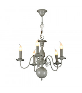 Brugge Multi Arm Chandeliers Gray