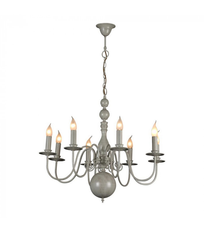 Brugge Multi Arm Chandeliers Gray