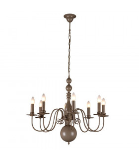 Brugge Multi Arm Chandeliers Pale Taupe