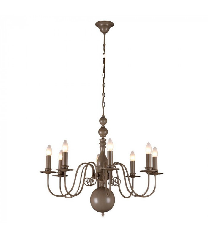 Brugge Multi Arm Chandeliers Pale Taupe