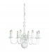 Brugge Multi Arm Chandeliers Glossy White