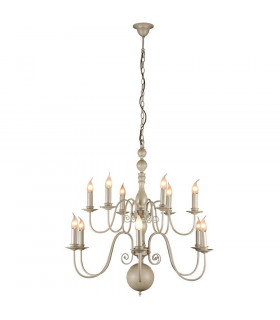 Brugge Multi Arm Chandeliers Ivory