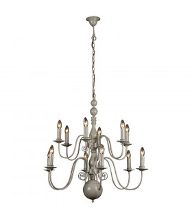 Brugge Multi Arm Chandeliers Gray