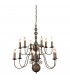 Brugge Multi Arm Chandeliers Pale Taupe