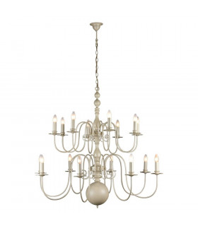 Brugge Multi Arm Chandeliers Ivory