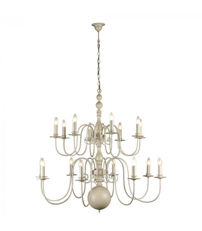 Brugge Multi Arm Chandeliers Ivory