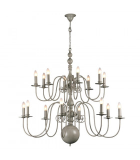Brugge Multi Arm Chandeliers Gray