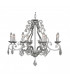 Barozzi Multi Arm Chandeliers Brushed Silver
