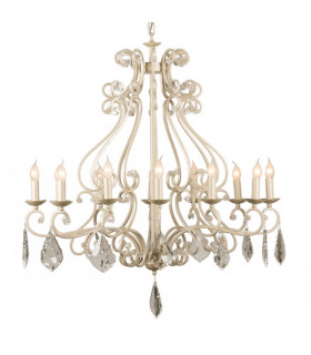 Barozzi Multi Arm Chandeliers Ivory