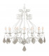 Barozzi Multi Arm Chandeliers Glossy White
