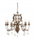 Pedrera Multi Arm Chandeliers Pale Taupe