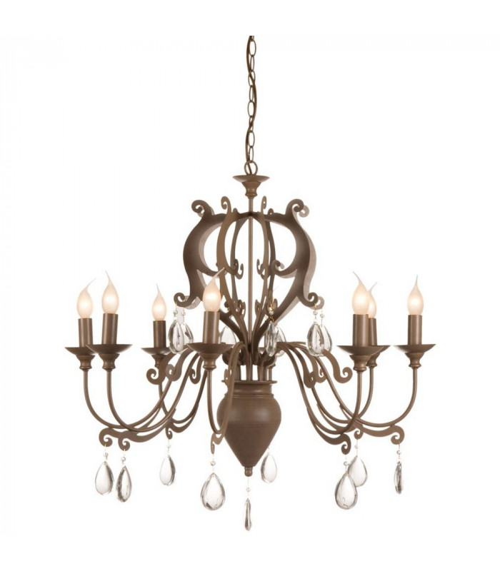 Pedrera Multi Arm Chandeliers Pale Taupe