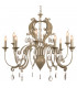 Pedrera Multi Arm Chandeliers Ivory