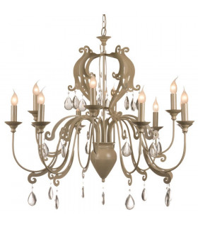 Pedrera Multi Arm Chandeliers Ivory