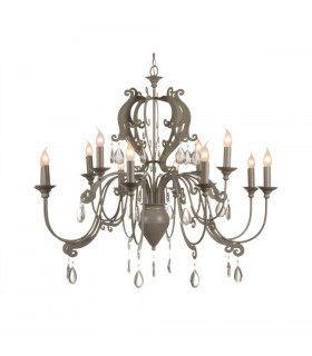 Pedrera Multi Arm Chandeliers Gray