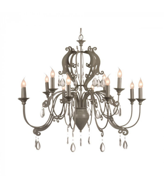 Pedrera Multi Arm Chandeliers Gray