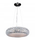 Crystal Science Pendant Ceiling Light Chrome