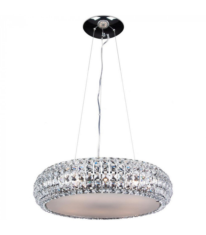 Crystal Science Pendant Ceiling Light Chrome