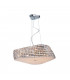 Crystal Pendant Ceiling Light Chrome