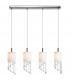 Tango Straight Bar Pendant Ceiling Light Chrome
