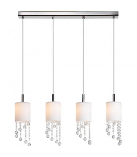 Tango Straight Bar Pendant Ceiling Light Chrome
