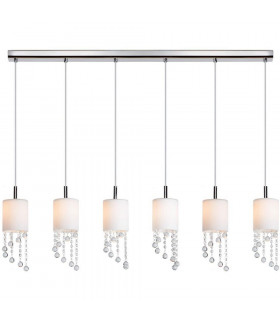 Tango Straight Bar Pendant Ceiling Light Chrome