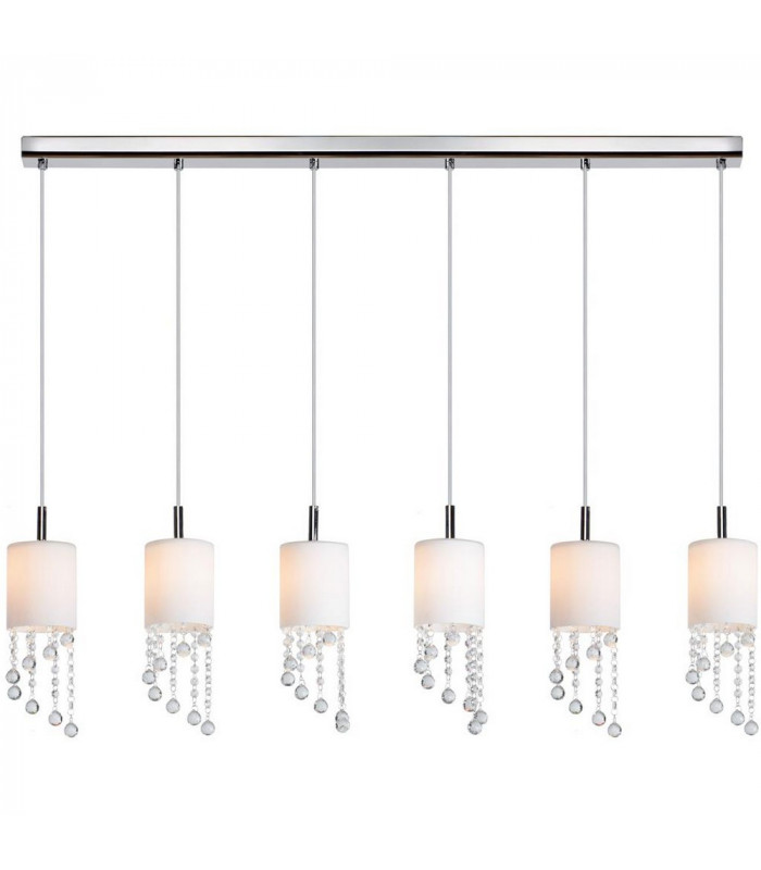 Tango Straight Bar Pendant Ceiling Light Chrome