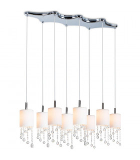 Tango Straight Bar Pendant Ceiling Light Chrome