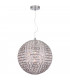 Times Spherical Pendant Ceiling Light Chrome