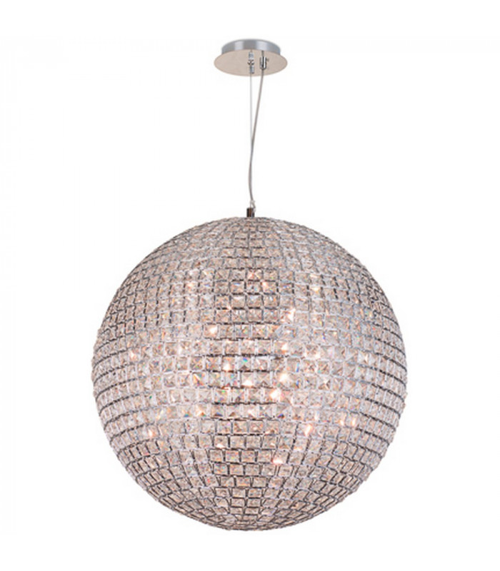Times Spherical Pendant Ceiling Light Chrome