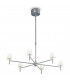 Danisch Multi Arm Pendant Ceiling Light Satin Nickel