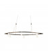 Twinline Cylindrical Pendant Ceiling Light Bronze