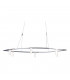 Twinline Cylindrical Pendant Ceiling Light Satin Nickel