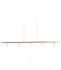 Twinline Straight Bar Pendant Ceiling Light Bronze
