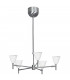 Orlando Multi Arm Pendant Ceiling Light Satin Nickel