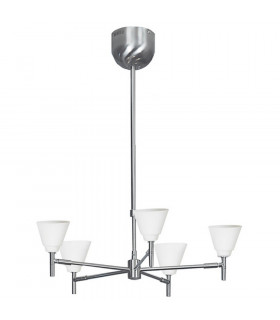 Orlando Multi Arm Pendant Ceiling Light Satin Nickel
