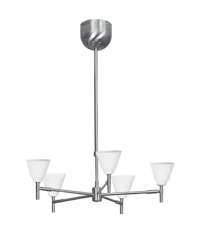 Orlando Multi Arm Pendant Ceiling Light Satin Nickel